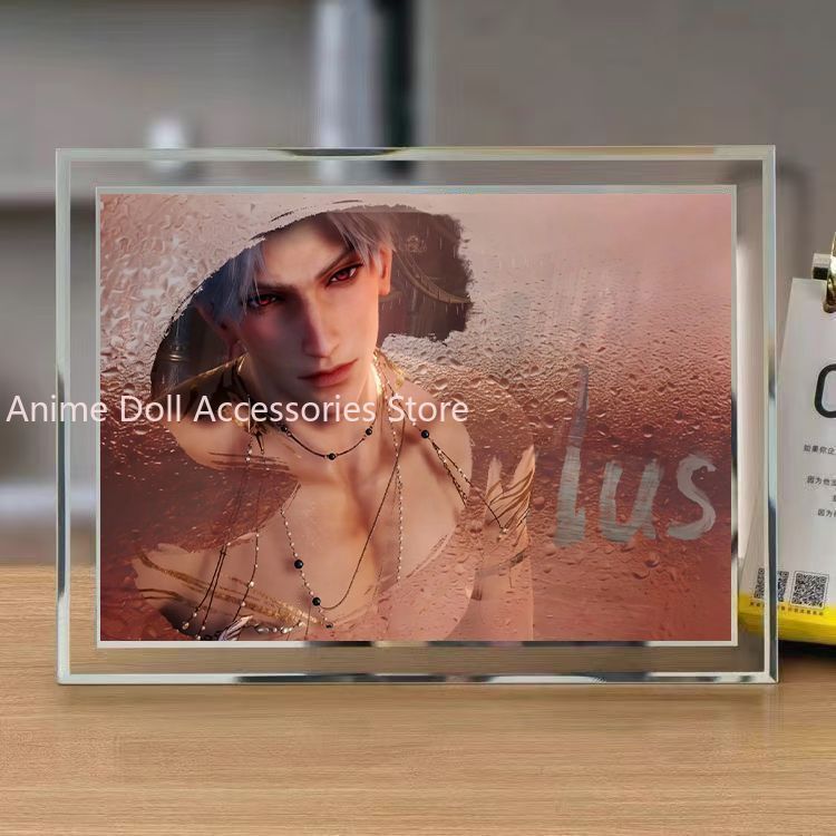 Picture Frame - กรอบรูปแก้วคริสตัล ลายเลิฟแอนด์ดีพสเปซ เซเวียร์ ไซลัส ราฟาเอล ของตกแต่งโต๊ะทำงาน