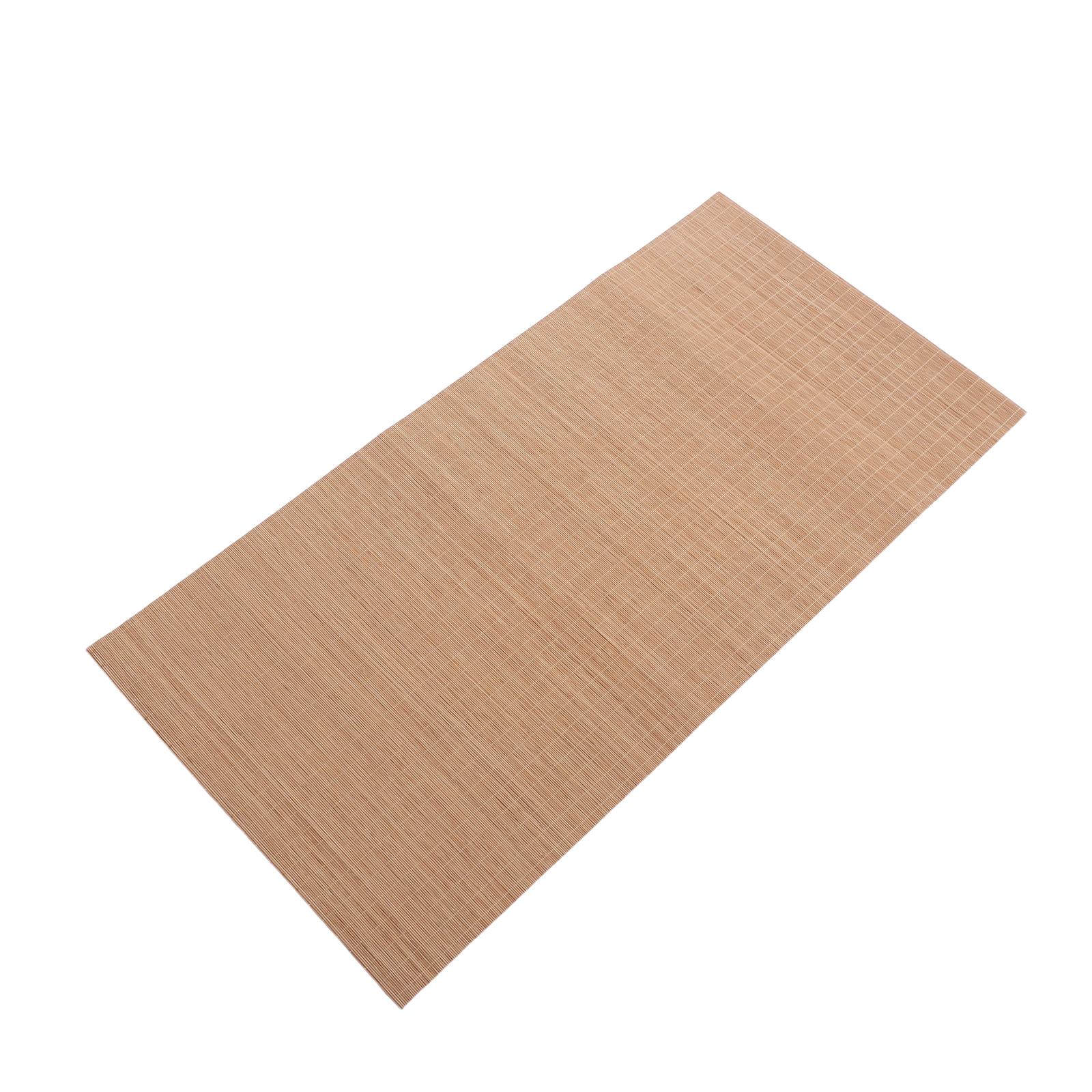 Table Runner - แผ่นรองชาไม้ไผ่ ตัดได้ ใช้เป็นผ้าปูโต๊ะในครัว แผ่นรองจานไม้ไผ่ทนความร้อน แผ่นรองชุดชากังฟู ของตกแต่งสไตล์ชนบท