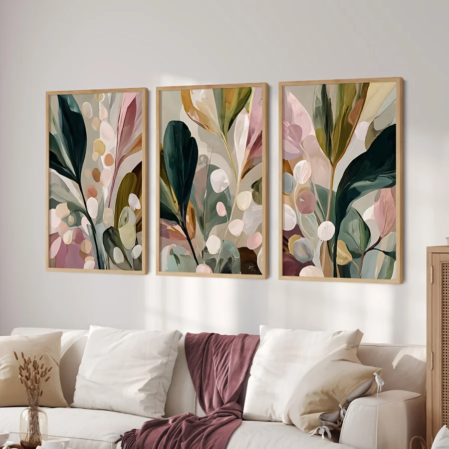 ชุดภาพพิมพ์แคนวาส 3 ชิ้น ขนาดใ - Abstract Canvas Set บทวิจารณ์และราคา