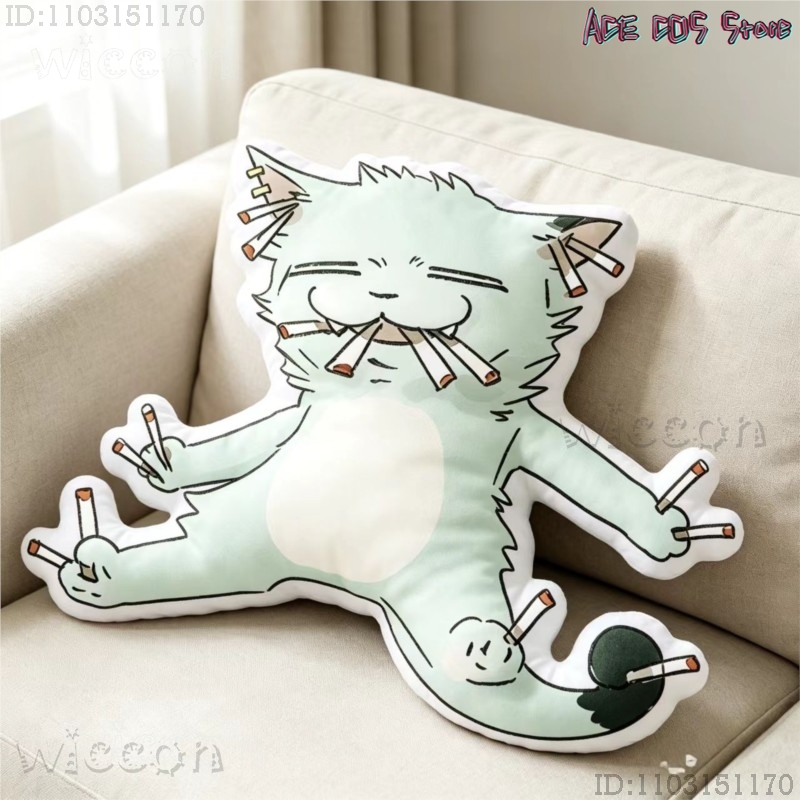 หมอนอิงคอสเพลย์ แมวสูบบุหรี่ ย - Throw Pillow บทวิจารณ์และราคา