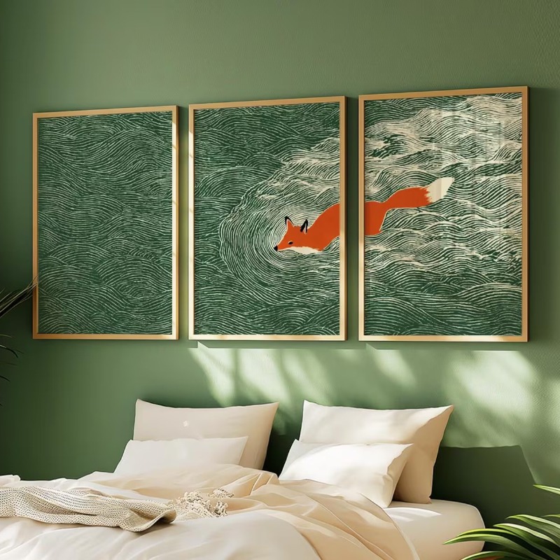 ชุดภาพวาดบนผ้าใบไร้กรอบ 3 ชิ้น - Abstract Canvas Set บทวิจารณ์และราคา
