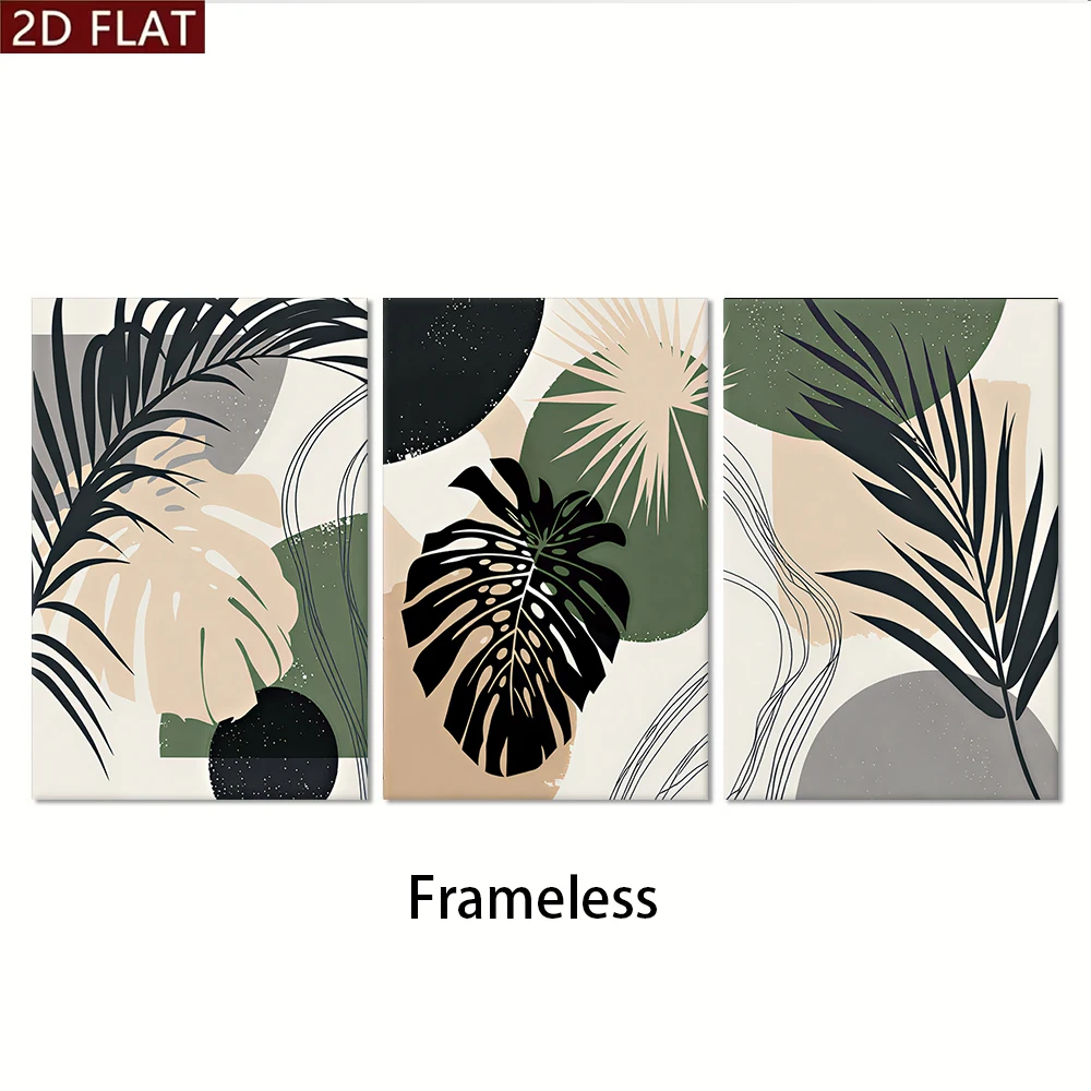 ภาพวาดแคนวาสไร้กรอบ 3 ชิ้น หลา - Abstract Canvas Set บทวิจารณ์และราคา