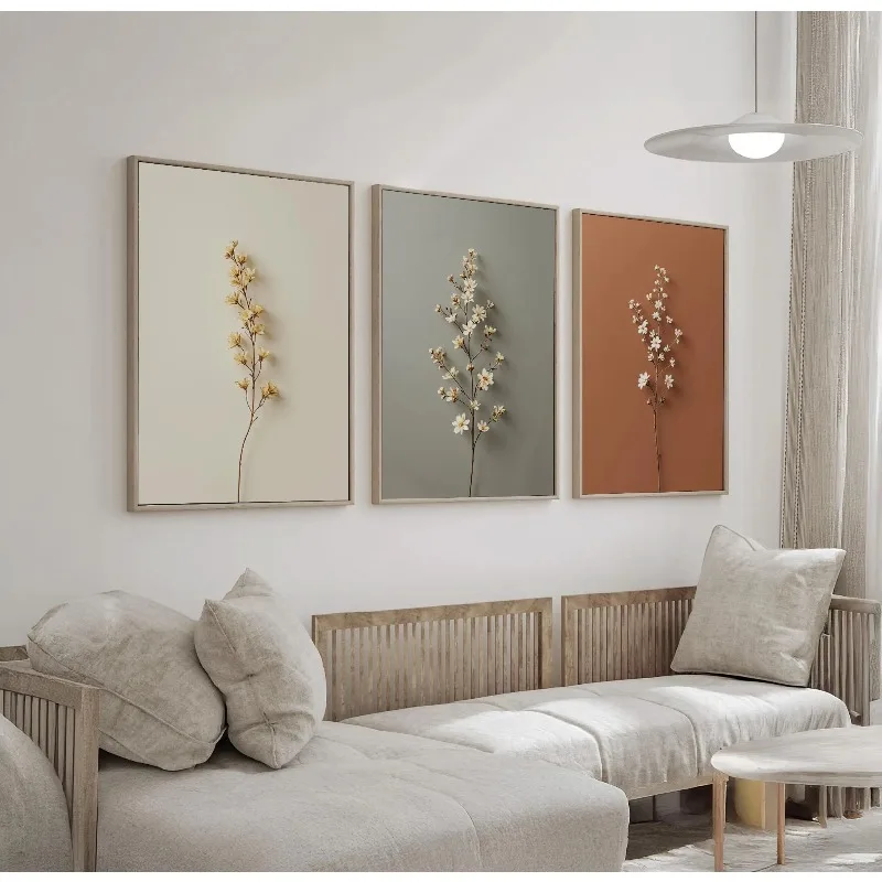 ภาพวาดแคนวาสไร้กรอบ 3 ชิ้น หลา - Abstract Canvas Set บทวิจารณ์และราคา
