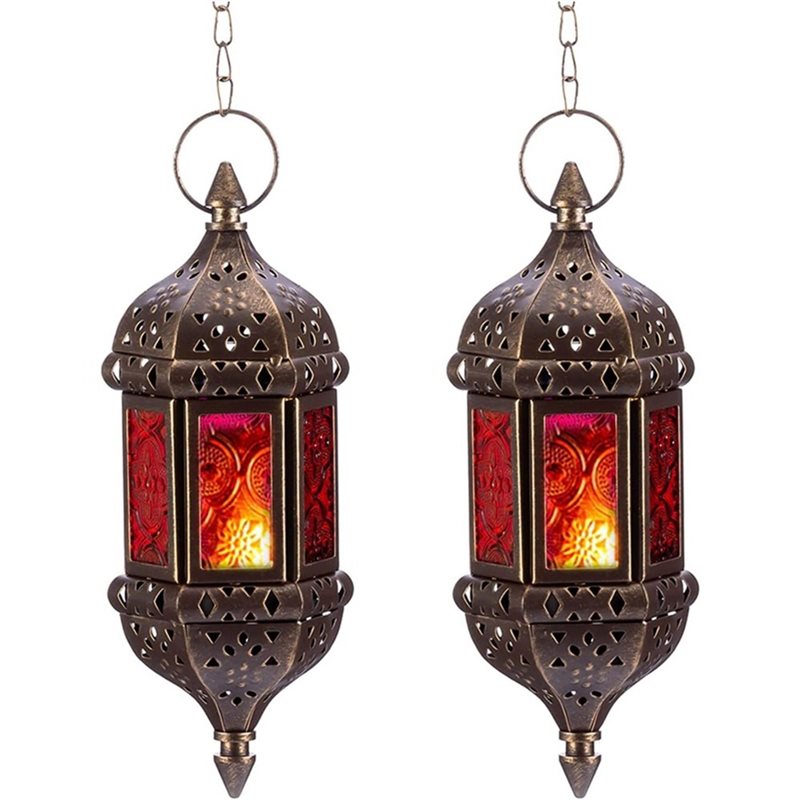 AB34-4 ชิ้น ที่ใส่เทียนตะเกียง - Candle Holder Decor บทวิจารณ์และราคา