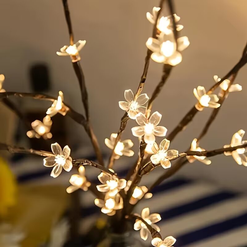 ไฟต้นซากุระ 20 LED 1/2 ชิ้น สำ - Vase Decor บทวิจารณ์และราคา
