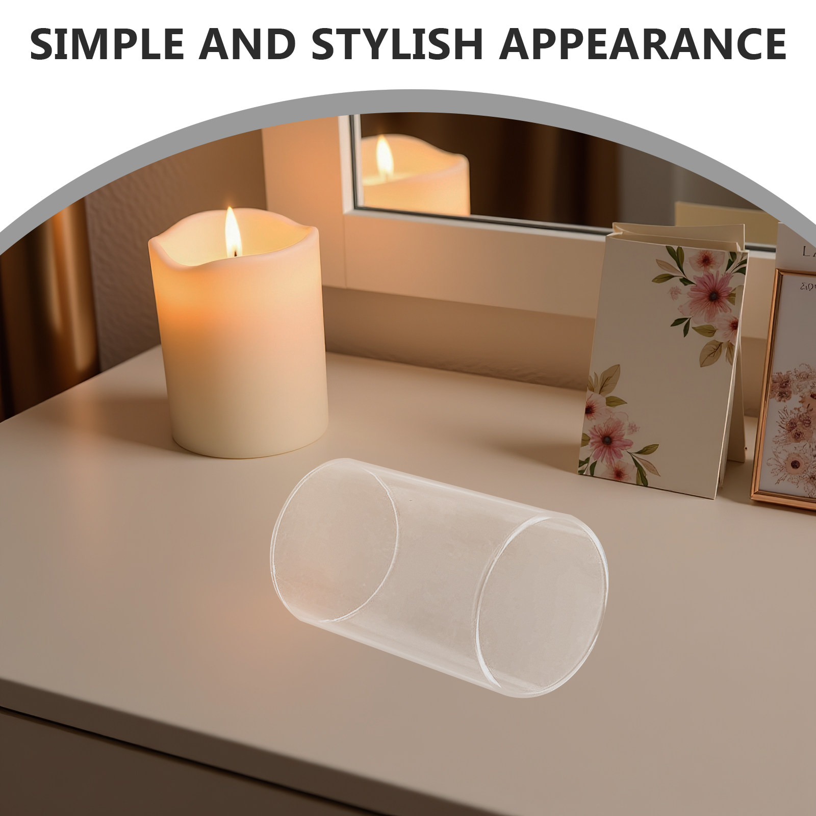 ที่วางเทียนทรงกระบอกใส สำหรับเ - Candle Holder Decor บทวิจารณ์และราคา