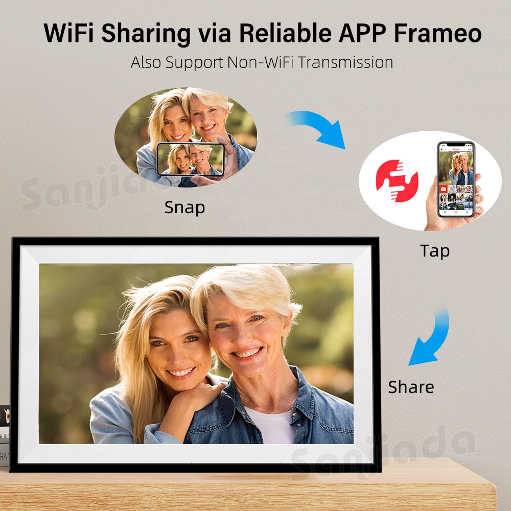 กรอบรูปดิจิตอลขนาดใหญ่ 32GB หน - Picture Frame บทวิจารณ์และราคา