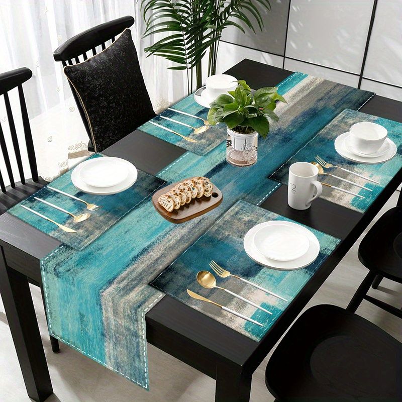 VIKAMA Morandi Abstract Ink Ta - Table Runner บทวิจารณ์และราคา